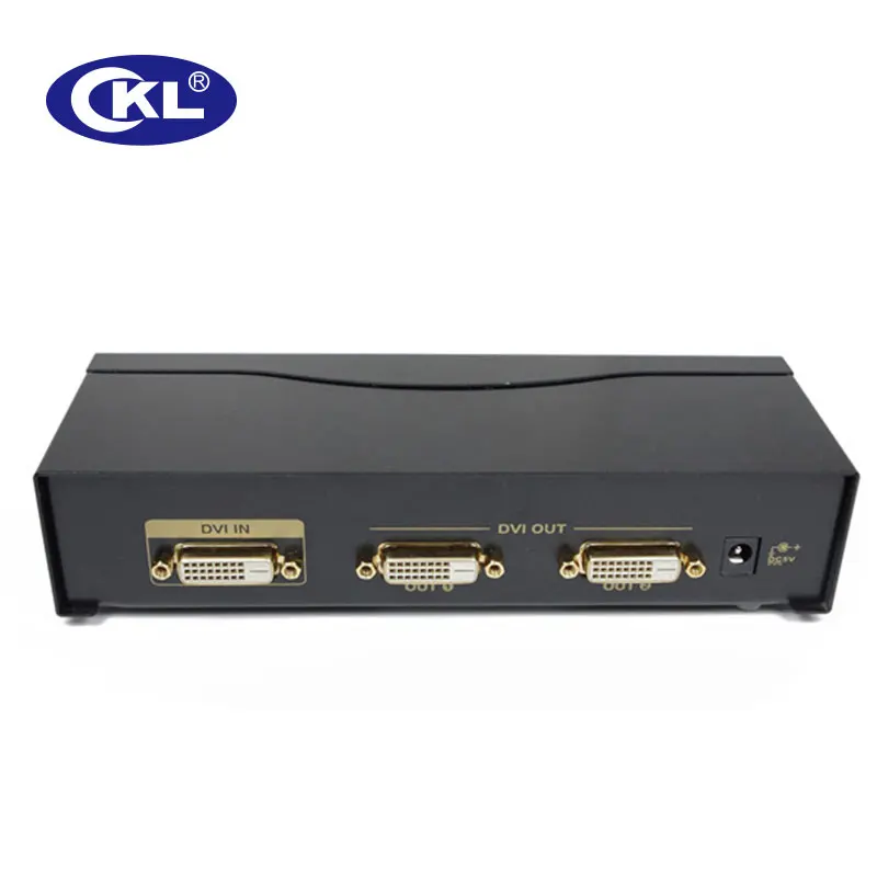 CKL 1x2 2 порта DVI разделитель устройство для совместного использования видео