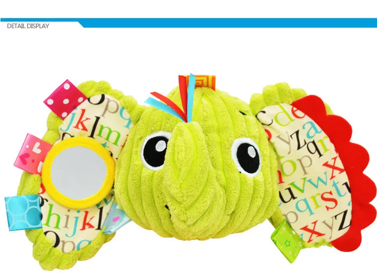 1pcs Sozzy Multifunctional Baby Toys Rattles Mobiles Soft Cotton Infant Pram Stroller Car Bed Rattles Hanging Animal Plush Toys