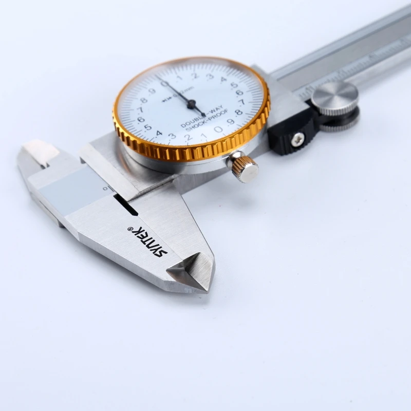 

0.01mm Dial Calipers Stainless Steel Dial vernier caliper Shock-proof Vernier Caliper 0-200mm/8" Metric Gauge Measuring Tools