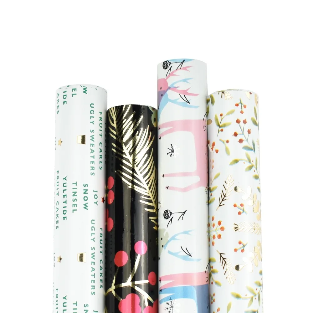 

HSDPaper 10pcs 50cm*70cm New pattern style Packing Kraft Gift Wrapping Paper