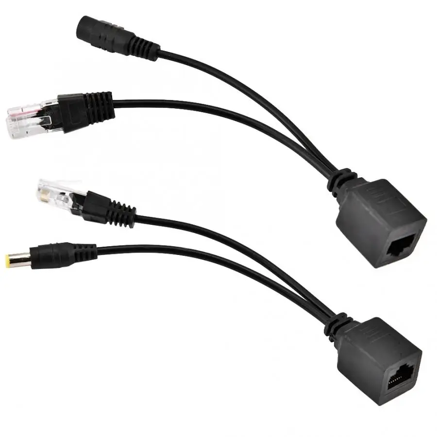5 пар 12 В Пассивный адаптер питания через Ethernet POE кабель сплиттер для сетевой камеры питания