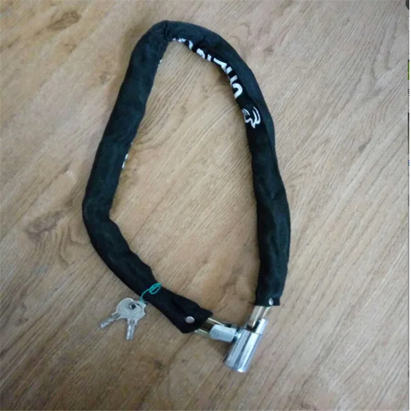 1PC Bicycle Lock Black Heavy Duty Motorbike Motorcycle Scooter Bike Motor Bicycle Chain Pad Lock Bicycle Accessories #3S06 (2)