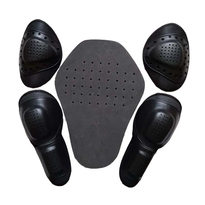 Motorcycle Jacket Soft Armor Protector CE Authentication EVA 5PCs Motobiker Racing Suits Rubber Protective Devices Internal Gear motorcycle jacket motorcycle armor