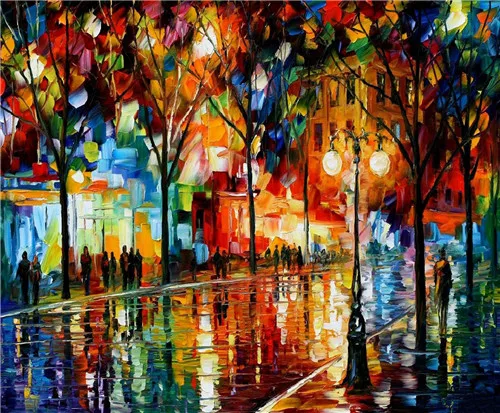

5D DIY Diamond Painting Night Scenery 3D Diamond Embroidery Cross Stitch Needlework Home Decor Round drill Christmas gift
