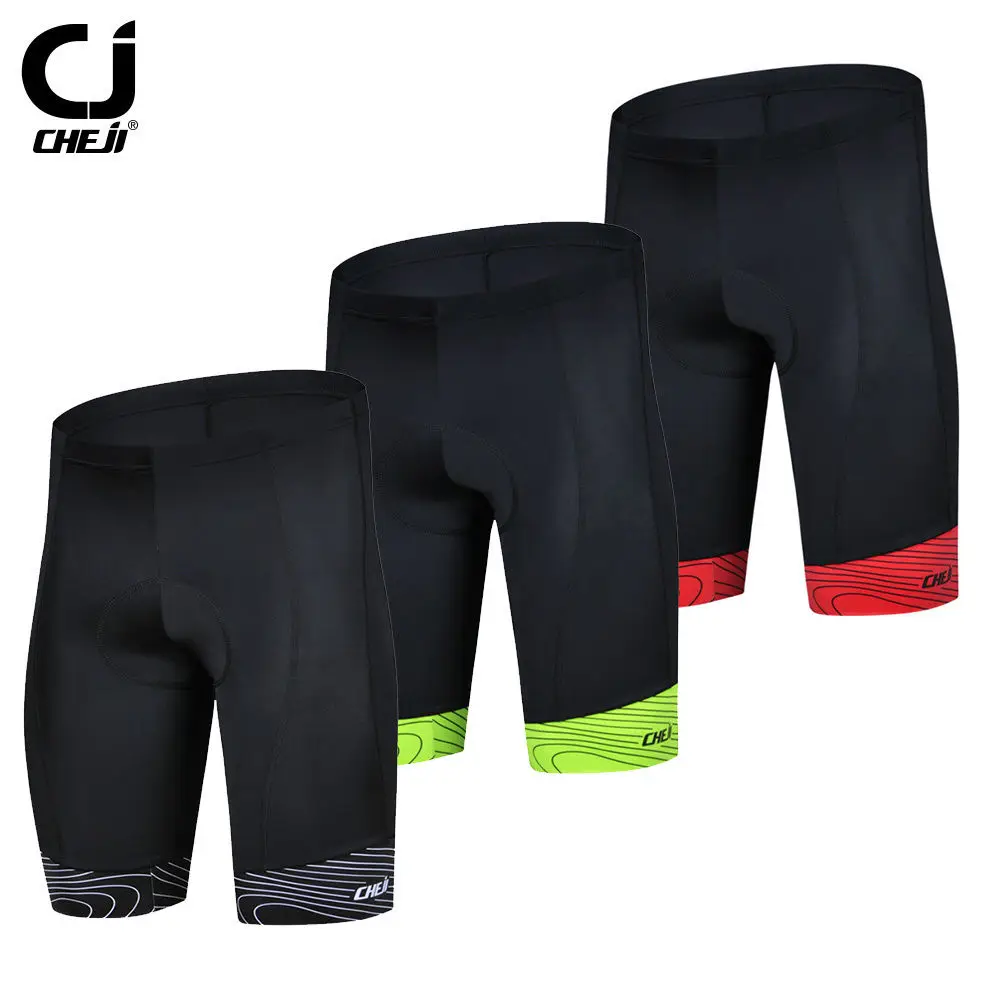 2017 CHEJI Polar Men's Cycling Bike Bicycle Padded Shorts 3D GEL Padded