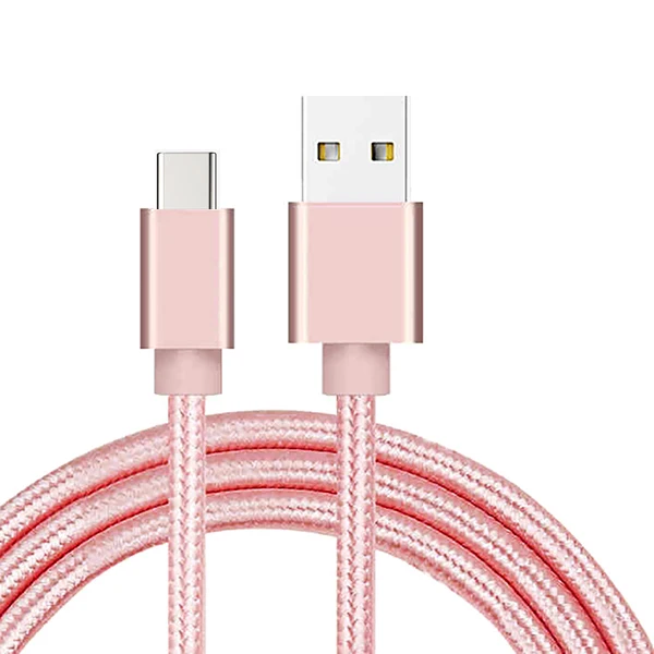 Usb type-C кабель для быстрой зарядки USB C кабель для передачи данных Usb-C зарядное устройство для samsung S10 S9 S8 Xiaomi mi 8 A2 красный mi Note 7 кабель type-C - Цвет: Pink