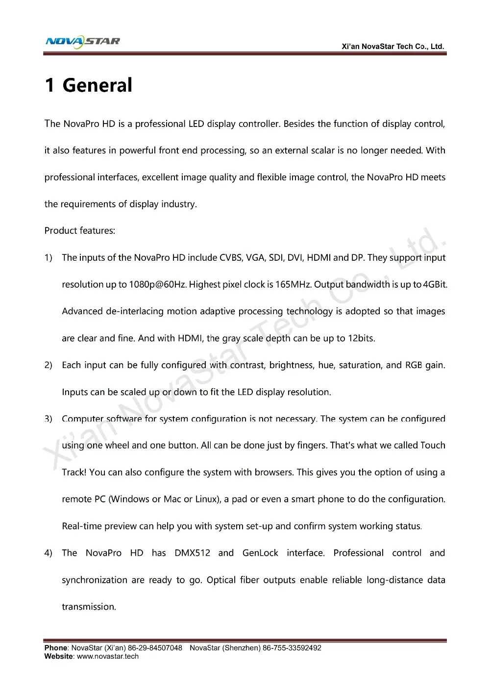 NovaPro HD Specifications-V1.4.2_00
