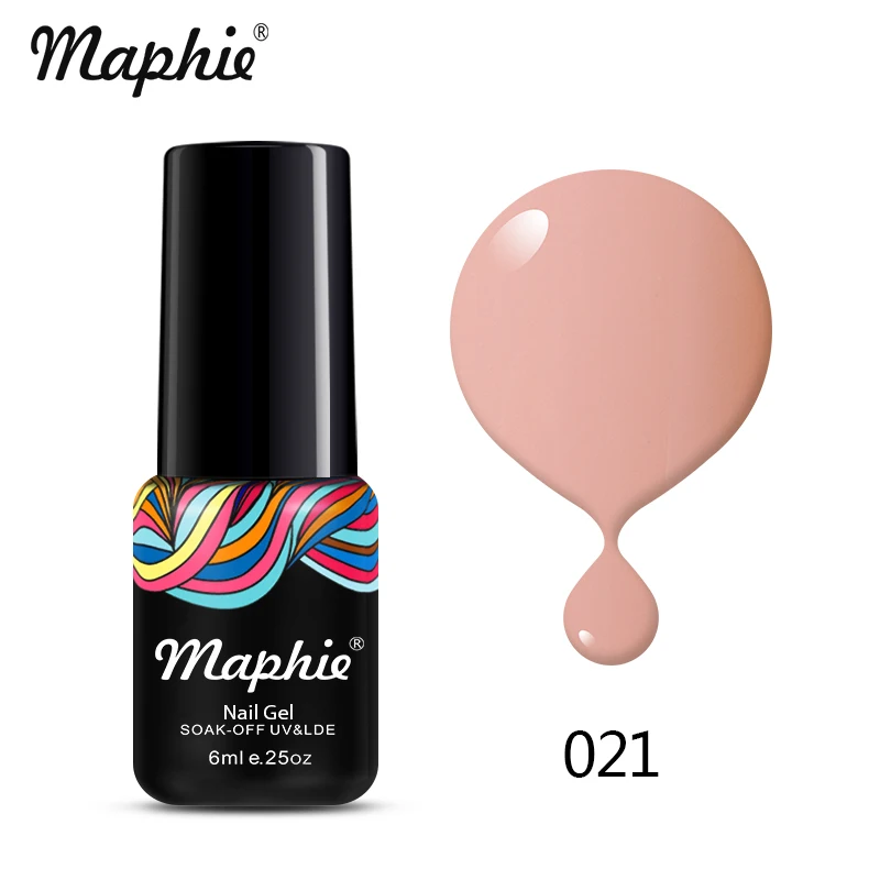 021 Maphie, 6 мл, золотой цвет, Гель-лак, мерцающий блеск, УФ светодиодный Гель-лак для ногтей, долговечный УФ-лак для ногтей, лак для ногтей, замочить, светодиодный клей - Цвет: 021