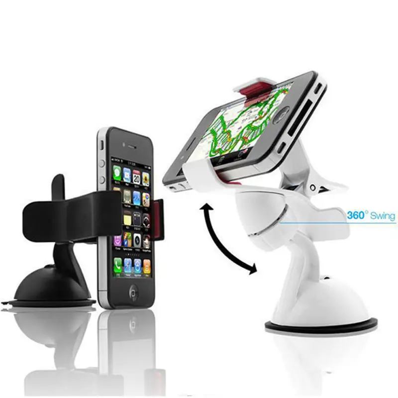360 Degree Rotating Car Windshield Holder Mount Stand For Tablet PC