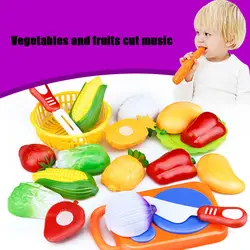12 шт. резка фруктов овощей ролевые игры дети ребенок обучающая игрушка для детей развивающие украшения раннего обучения