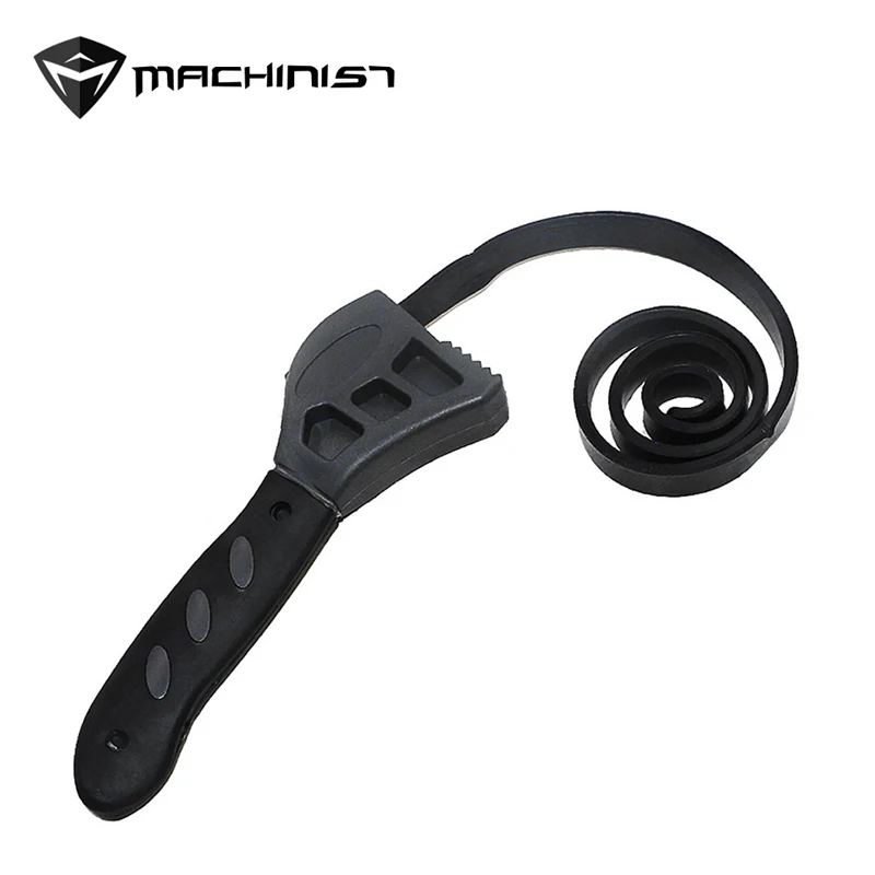 

500mm Rubber Strap Wrench Universal Black Wrench Adjustable Spanner For Opener Tool Oil Filter Car Repair Tools Torque Wrench