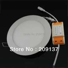 DHL ; 5 предметов/партия LED Панель свет 18 Вт AC85-265V ультратонкие светодиодный потолочный светильник светодиодный светильник