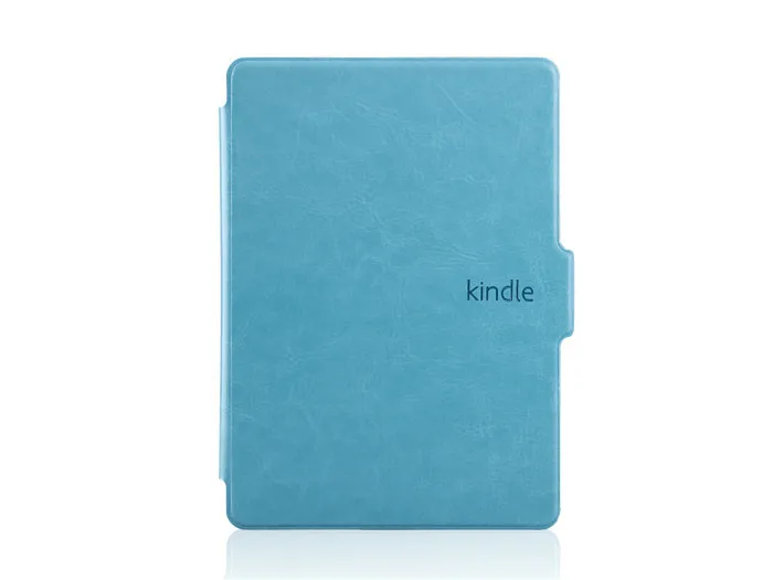 

50Pcs Super Handfeel Original Leather Cover Case for Amazon Kindle Voyage Ebook Reader 8 Colors in Stock