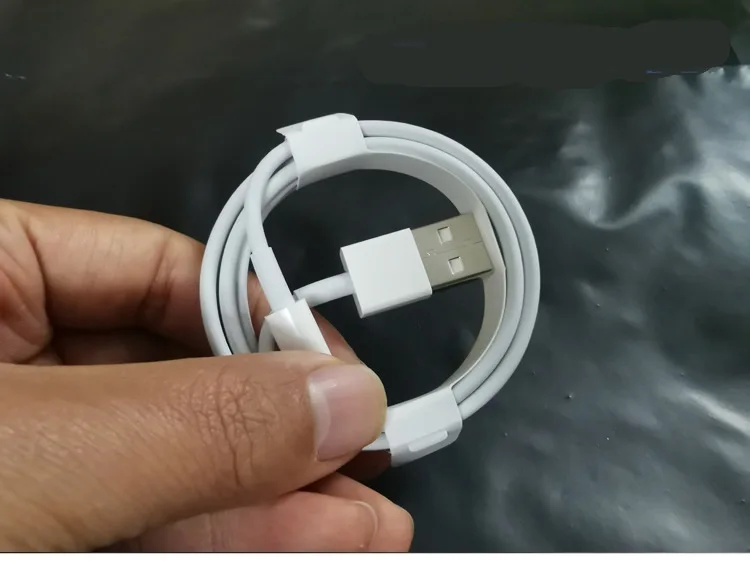 20 шт. E75 чип USB кабель OD 3,0 мм Быстрая зарядка USB кабель синхронизации данных 6 футов Foxconn 1 м USB кабель для iPhone 7 8 Plus XR XS Max