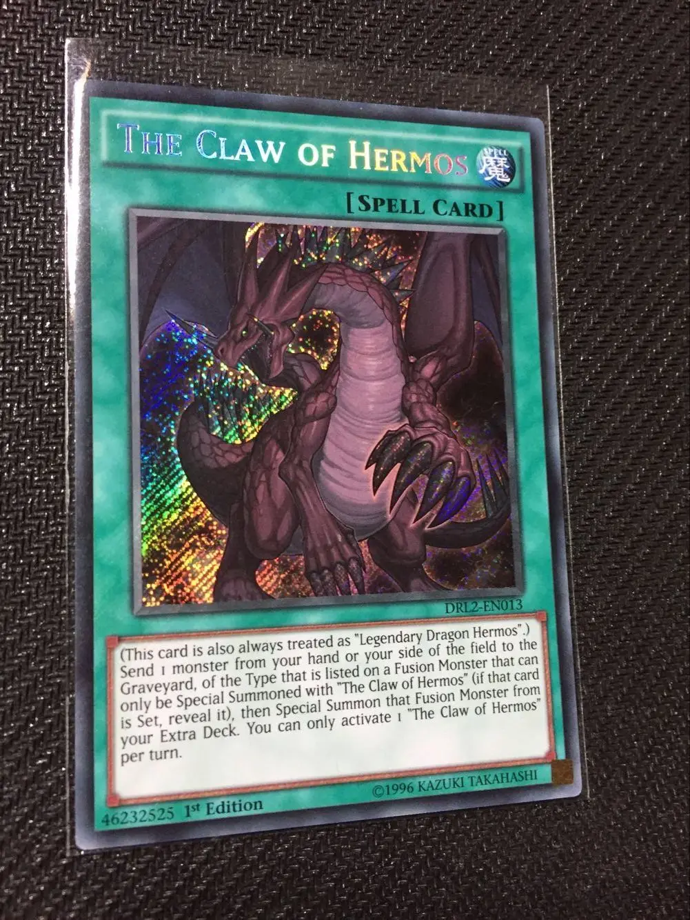 DRL3-EN067 The Claw of Hermos Ultra Rare 1st edition Mint YuGiOh Card