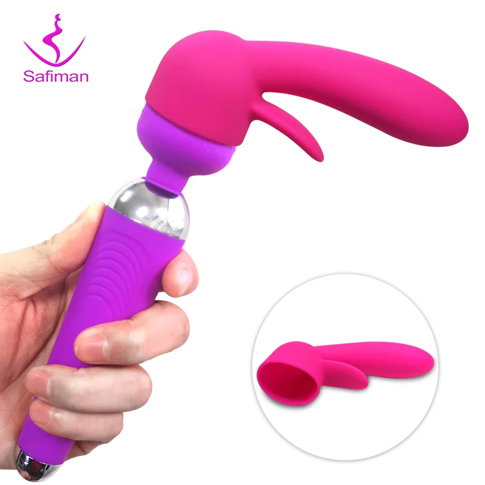 Günstige Zauberstab Vibrator Sex Spielzeug für Frau Nippel Klitoris Stimulator Spielzeug für erwachsene G Spot Dildo vibrierende für Frau Masturbation