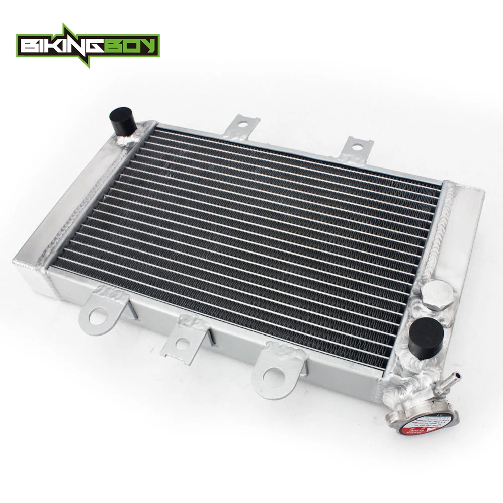 

BIKINGBOY Engine Radiator for Polaris Predator 03 04 500 Predator 05 06 ATV Water Cooling 40mm Alloy Core Polished Cooler 1pc