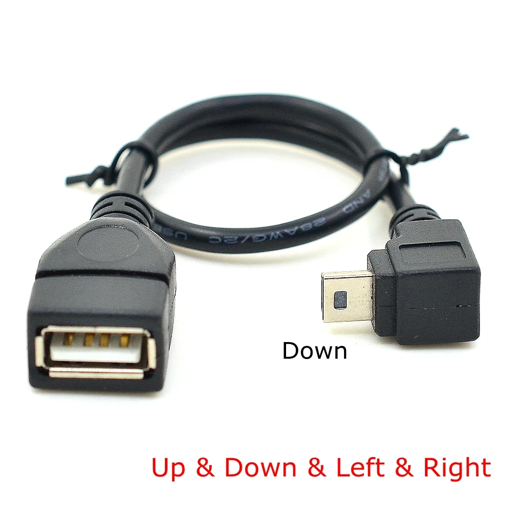 High Quality USB A Female to Mini 5P USB B Male Conversion Adapter OTG