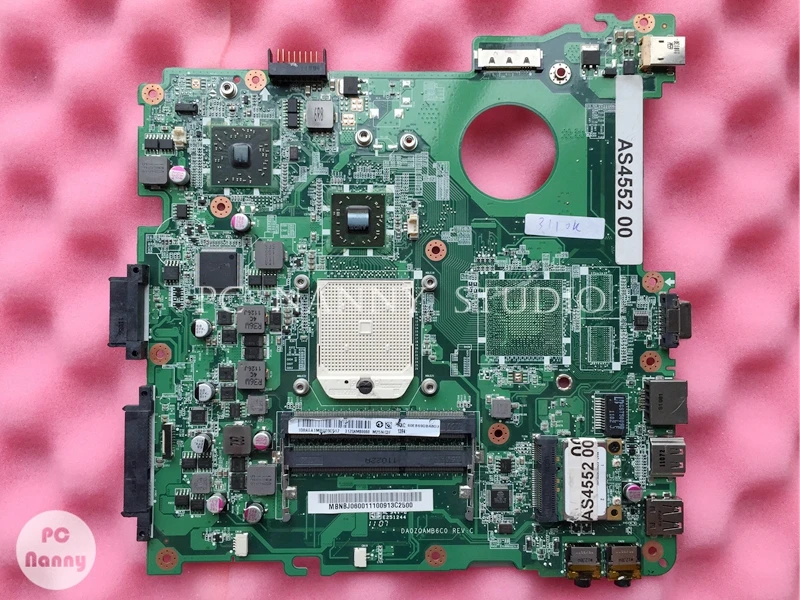 

PCNANNY MBNBJ06001 DA0ZQAMB6C0 for Acer aspire 4552 4252 Laptop Motherboard mainboard s1 MB.NBJ06.001