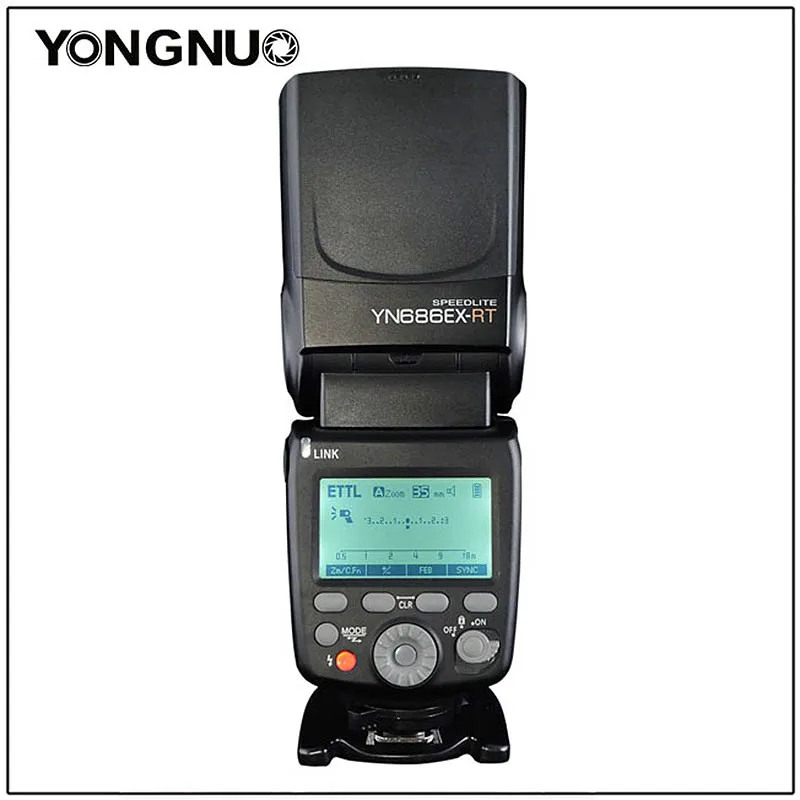 YONGNUO YN686EX RT Lithum Battery Speedlight Wireless Slave Flash Speedlite с оптическим Master TTL HSS для камеры Canon