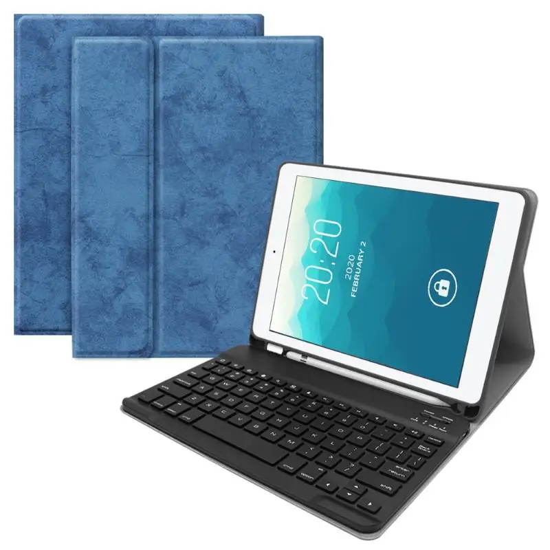 Smart Keyboard Case для iPad Pro 9,7 для iPad Air 1/2 iPad 11 "планшет Встроенный Bluetooth 3,0 клавиатурой и Micro Зарядка через usb
