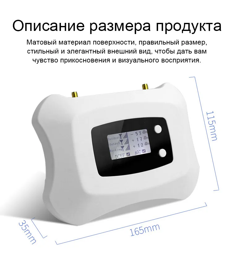 Повторитель сигналов ATNJ GSM Мобильный телефон 2G moblie Усилитель сотовой связи GSM 900MHz+ Антенна Yagi+ кабель 15 м+ набор антенн Omni