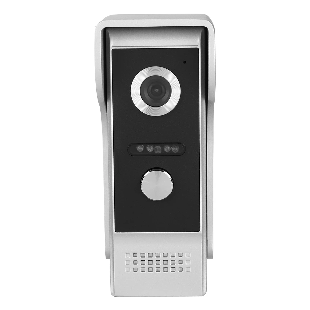Водонепроницаемый 7 дюймов TFT/lcd HD Проводная видеодомофон дверной звонок инфракрасный дверной звонок ночного видения