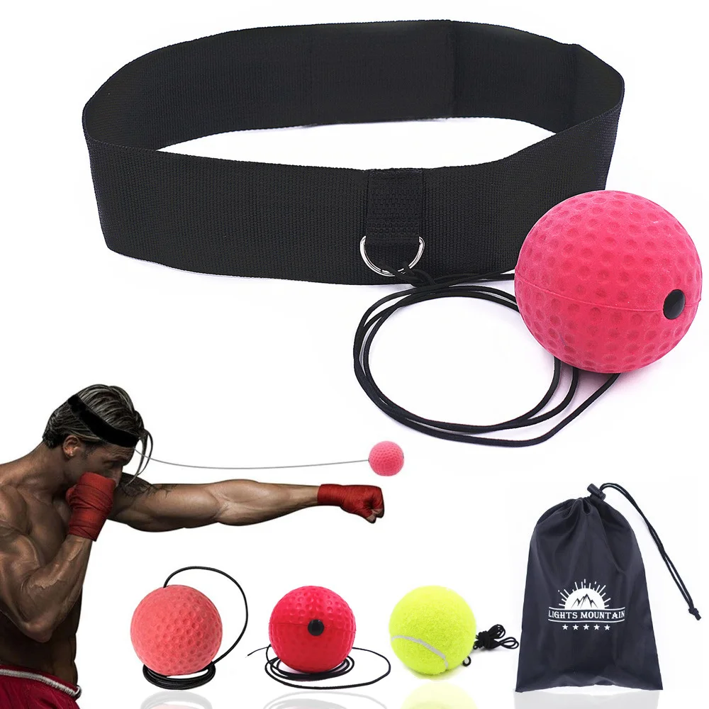 Boxing Reflex Speed Punch Ball Training Hand Eye Coordination With