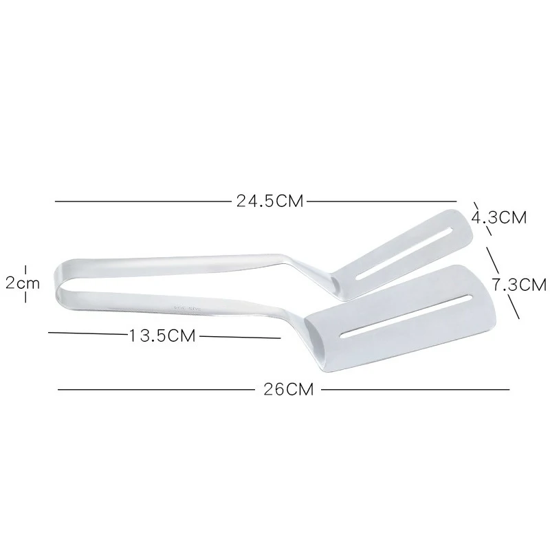 Hot Stainless Steel Barbecue Clip BBQ Meat Tongs Fried Food Shovel Bread Steak Metal Tong Vegetable Clamp Kitchen Baking Tool