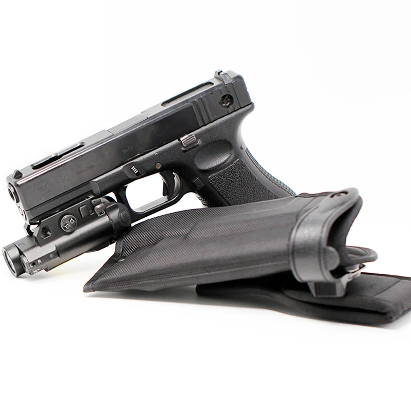 

Compact Magnetic Induction Laser Sight And Gun Holster Combo Picatinny Weaver Rail Tactical Gun Flashlight Laser