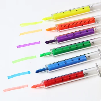 6PCS Cute Kawaii Novelty Nurse Needle Syringe Shaped Highlighter Marker Marker Pen Stationery School Supplies
6PCS Cute Kawaii Novelty Nurse Needle Syringe Shaped Highlighter Marker Marker Pen Stationery School Supplies