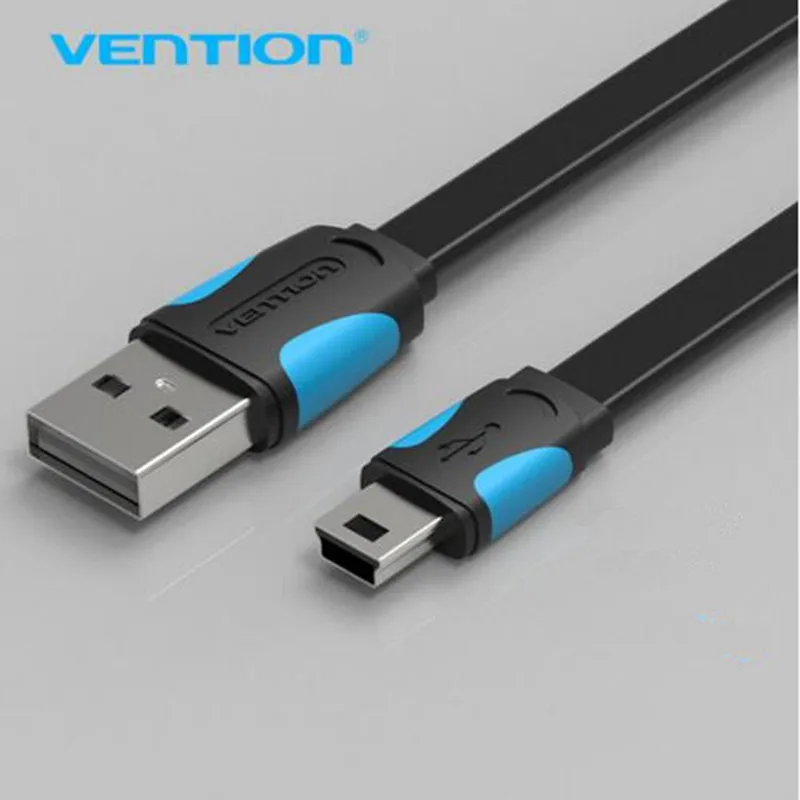 Vention mini usb кабель 0,5 м 1 м 1,5 м 2 м mini usb к usb кабель для зарядки данных для сотового телефона MP3 MP4 gps камера HDD мобильный телефон