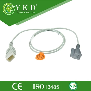 

BCI 9200 Pediatric Soft Tip spo2 short cable, DB9pins,1m