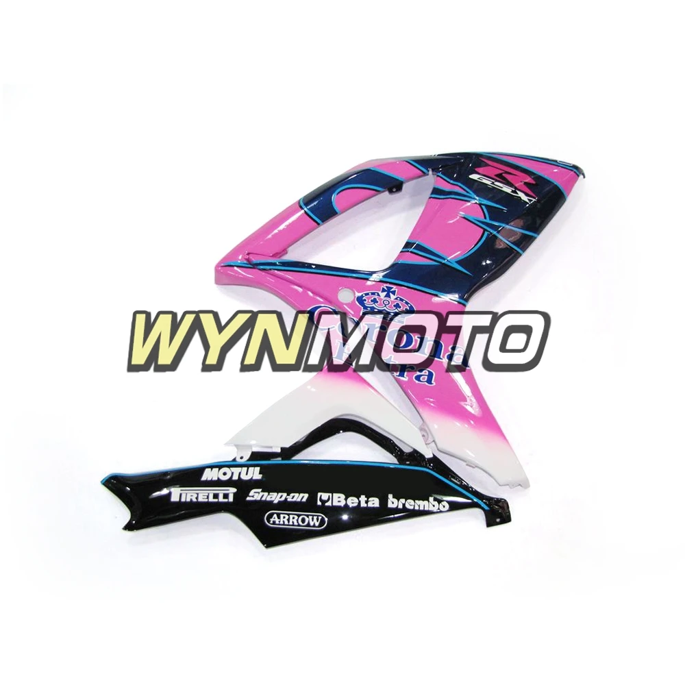 Полный комплект обтекатель для Suzuki GSXR600 750 K6 06 07 год Средства ухода за кожей рамки abs Пластик инъекций розовый белого и синего цвета Новая мотоциклетная обувь корпуса
