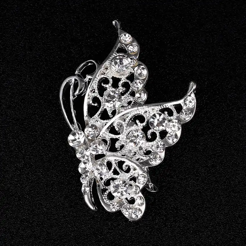 rhinestone pins and brooches
