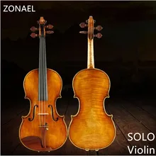 ZONAEL Solo скрипка 4/4 клен 4/4 Скрипка Струнный инструмент музыкальный высокое качество корпус сталь Str Профессиональный перформан