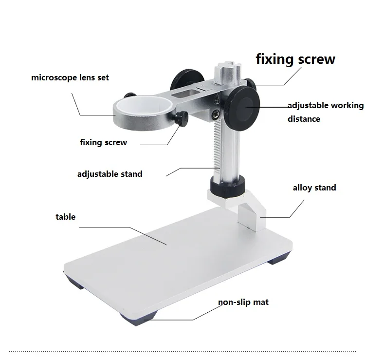 Универсальный USB цифровой микроскоп высокое качество полностью металлическая