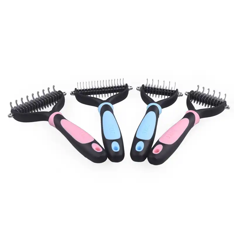 Hair Removal Comb For Dogs Cat Detangler Fur Trimming Dematting