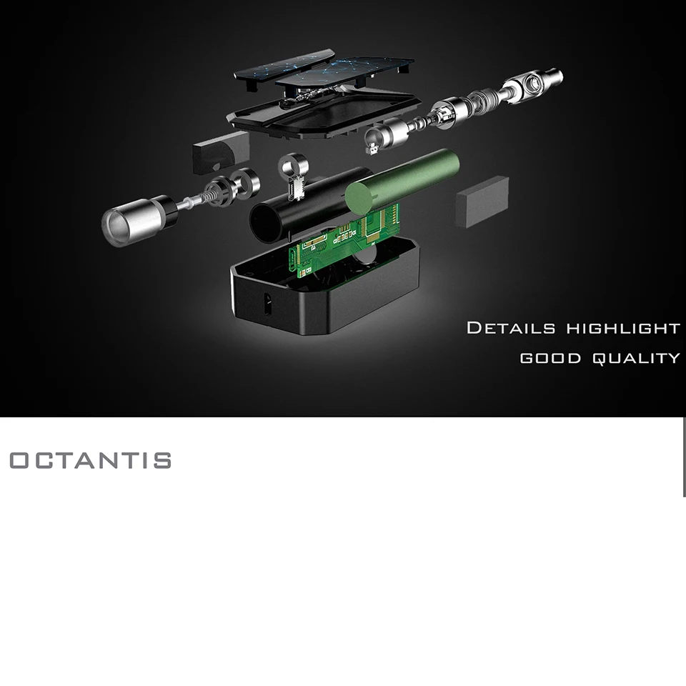 2019 new electronic cigarette original CURDO Polaris kit with Ceramic Core Warm up function vaporizador VS IJOY Captain PD270 (6)