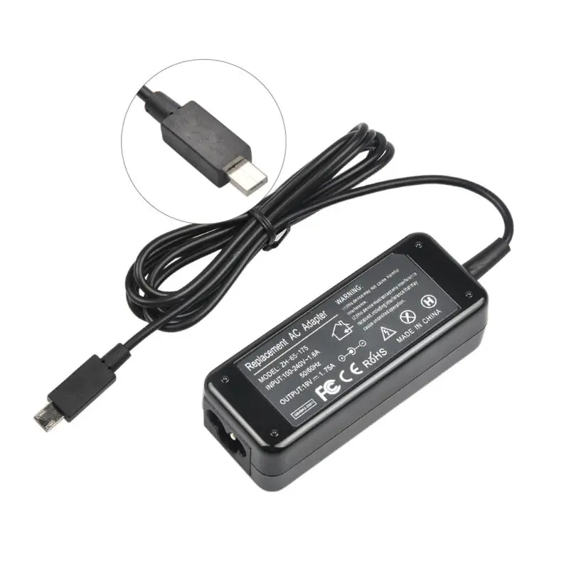 Качественный 19V 1.75A 33W AC адаптер питания для ноутбука настенное зарядное