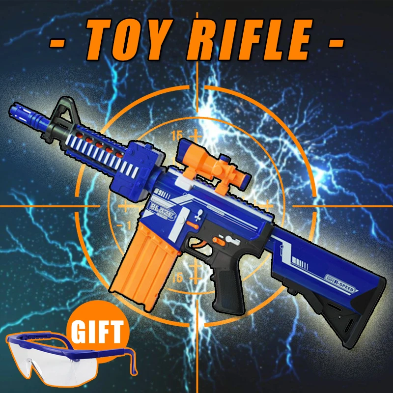 Electric Continuous launch Soft Bullets Rifle The Most Fun Children s Gift Air Gun Outdoor Fun
