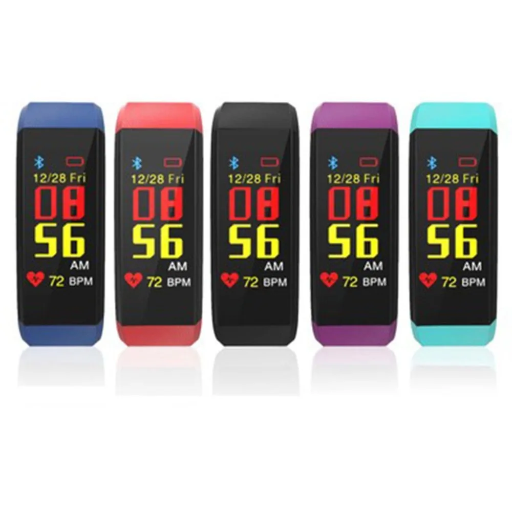 

Intelligent Waterproof blood pressure and oxygen meter step color screen Bracelet Smart Bracelet