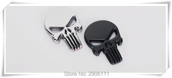 

Car Styling 3D Metal The Punisher Skull Emblem Badge for Mini cooper jcw clubman countryman cabrio accessories automobiles