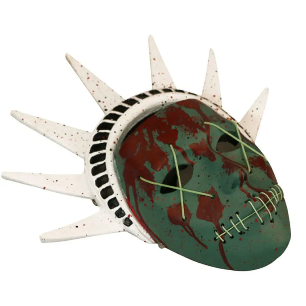 Чистки 3 маска год выборов Маска Статуя Свободы Косплэй Хэллоуин Половина шлем реквизит смолы маски высокое качество костюм