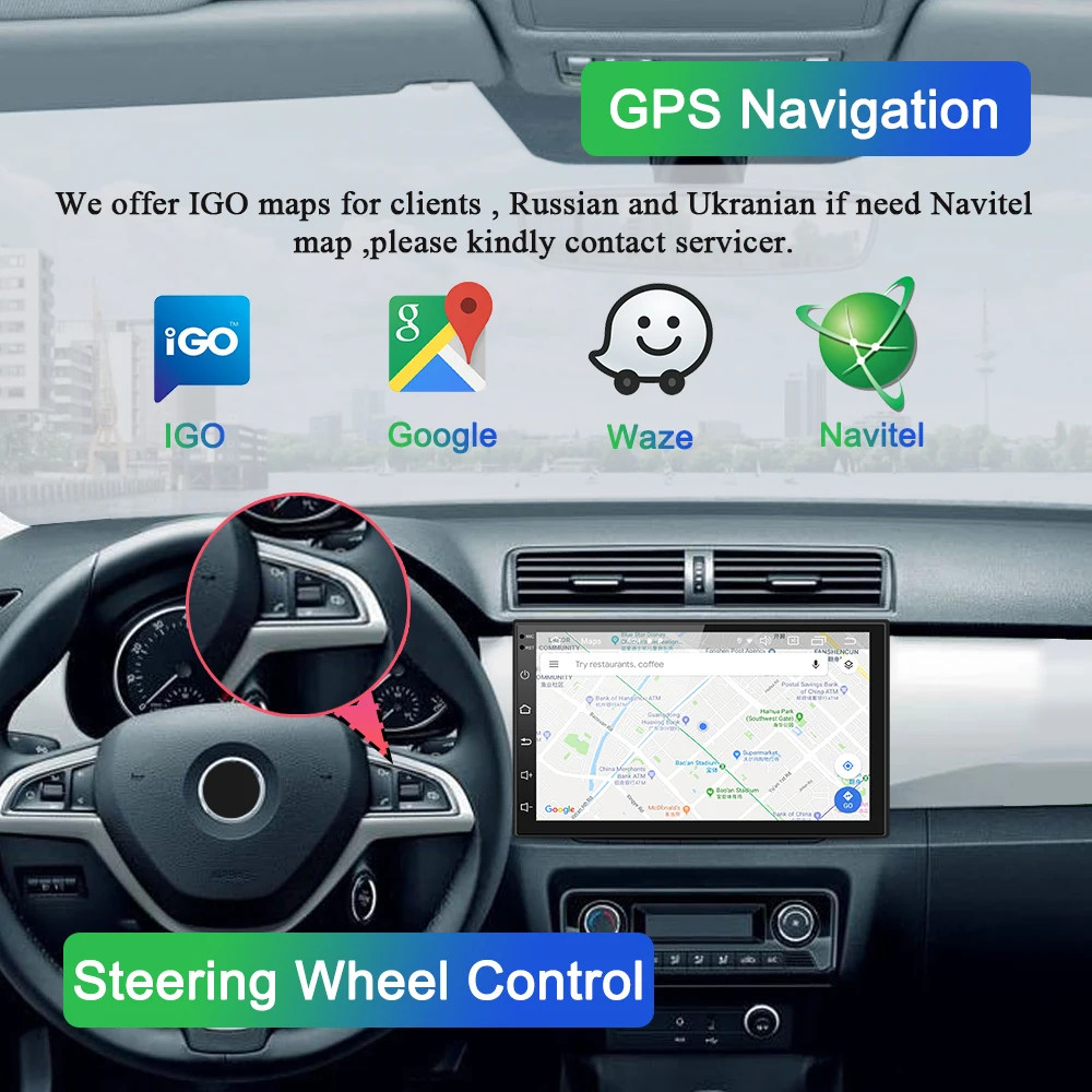 Clearance Navivox 10.1" Android 9.1 Universal Car Multimedia Player 2 Din Car Radio Universal DVD GPS Navigation Bluetooth DSP RDS SWC 3 Clearance Navivox 10.1" Android 9.1 Universal Car Multimedia Player 2 Din Car Radio Universal DVD GPS Navigation Bluetooth DSP RDS SWC 3