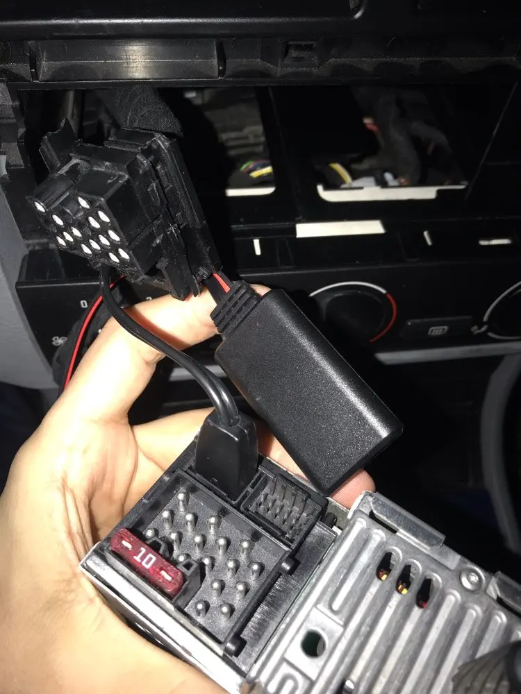 Автомобильный Bluetooth модуль аудио 10Pin AUX адаптер для BMW E46 бизнес CD радио