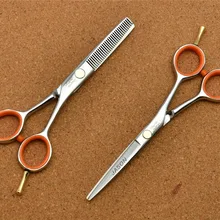 302#5.0 ''Марка Jason высшего сорта парикмахерские Ножницы JP 440C Резка Ножницы истончение ножницы Профессиональный Человеческие волосы Ножницы