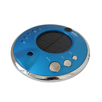 

Solar Car Air Purifier Solar Anion Humidifier Air Cleaner Ionic Air Purifier Car Air Freshener Ionizer Oxygen Bar (Blue)