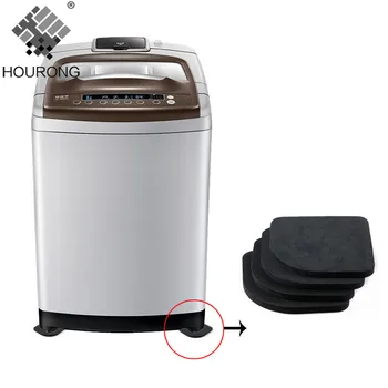 

4PC Washing Machine Shock Pads Multifunctional Refrigerator Anti-vibration Pad Mat Non-slip Mats Set Bathroom Accessories Sets