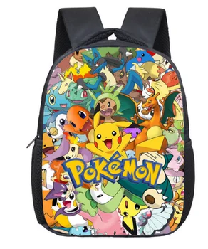 

Pokemon Haunter Eevee Pikachu School Bag Beautiful Printing Pattern Kids Kindergarten Backpack Kindergarten School Rucksack